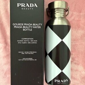 Prada Beauty Black Water Bottle
